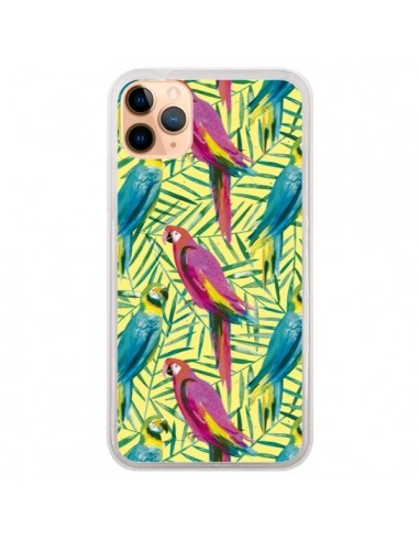 Coque iPhone 11 Pro Max Tropical Monstera Leaves Multicolored - Ninola Design