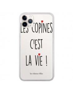 Coque iPhone 11 Pro Les copines, c'est la vie Transparente - Les Vilaines Filles