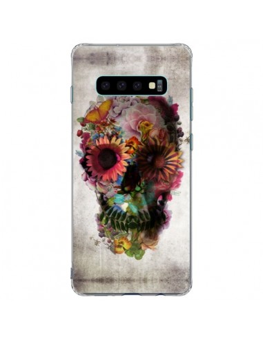 Coque Samsung S10 Plus Skull Flower Tête de Mort - Ali Gulec