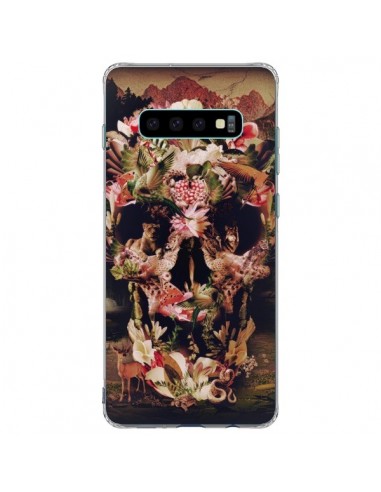 Coque Samsung S10 Plus Jungle Skull Tête de Mort - Ali Gulec