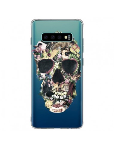 Coque Samsung S10 Plus Skull Vintage Tête de Mort Transparente - Ali Gulec