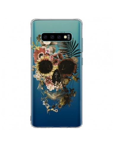 Coque Samsung S10 Plus Garden Skull Tête de Mort Transparente - Ali Gulec