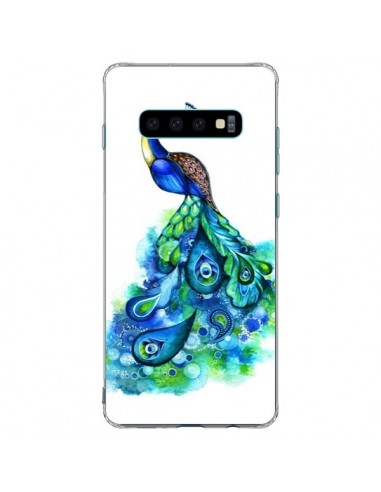 Coque Samsung S10 Plus Paon Multicolore - Annya Kai