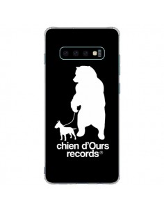 Coque Samsung S10 Plus Chien d'Ours Records Musique -...