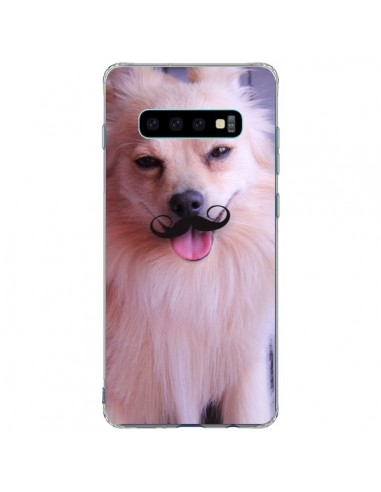 Coque Samsung S10 Plus Clyde Chien Movember Moustache - Bertrand Carriere