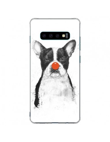 Coque Samsung S10 Plus Clown Bulldog Chien Dog - Balazs Solti