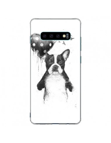 Coque Samsung S10 Plus Lover Bulldog Chien Dog My Heart Goes Boom - Balazs Solti