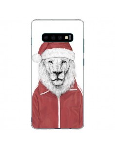 Coque Samsung S10 Plus Santa Lion Père Noel - Balazs Solti