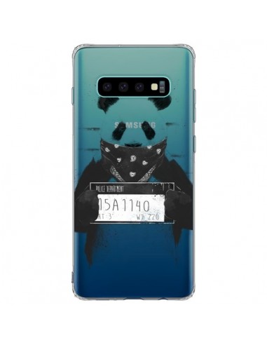 Coque Samsung S10 Plus Bad Panda Transparente - Balazs Solti