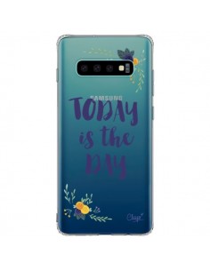 Coque Samsung S10 Plus Today is the day Fleurs...