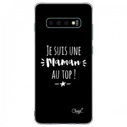 Coque Samsung S10 Plus Je suis une Maman au Top - Chapo