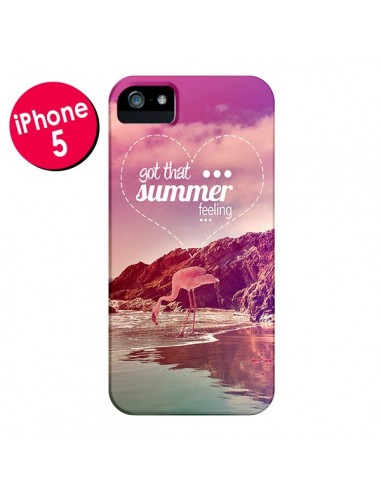 Coque Summer Feeling Été pour iPhone 5 et 5S - Eleaxart
