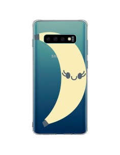 Coque Samsung S10 Plus Banana Banane Fruit Transparente -...