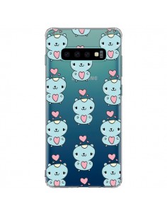 Coque Samsung S10 Plus Hamster Love Amour Transparente -...