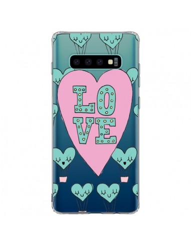 Coque Samsung S10 Plus Love Nuage Montgolfier Transparente - Claudia Ramos