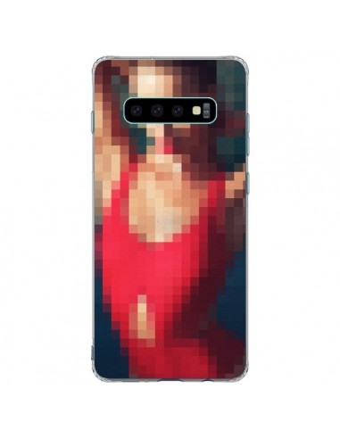 Coque Samsung S10 Plus Summer Girl Pixels - Danny Ivan