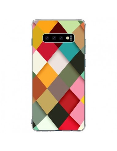 Coque Samsung S10 Plus Colorful Mosaique - Danny Ivan