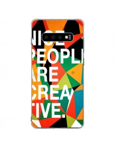Coque Samsung S10 Plus Nice people are creative art -...