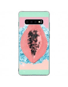 Coque Samsung S10 Plus Papaya Rocks Fruit - Danny Ivan