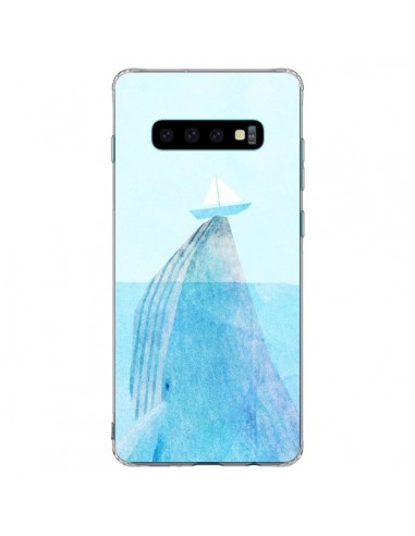 Coque Samsung S10 Plus Baleine Whale Bateau Mer - Eric Fan