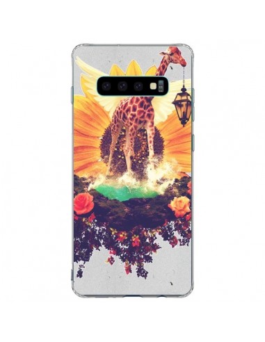 Coque Samsung S10 Plus Girafflower Girafe - Eleaxart