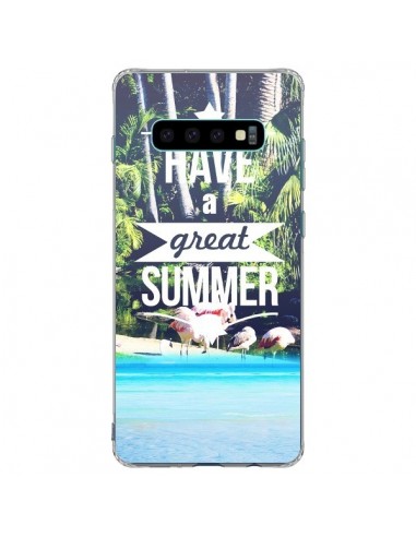 Coque Samsung S10 Plus Have a Great Summer Eté - Eleaxart