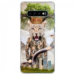 Coque Samsung S10 Plus Hear Me Roar Leopard - Eleaxart