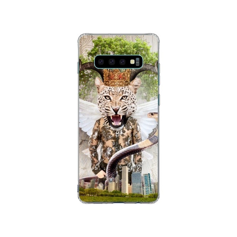 Coque Samsung S10 Plus Hear Me Roar Leopard - Eleaxart