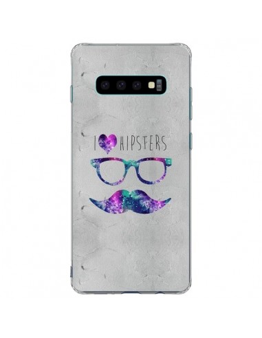 Coque Samsung S10 Plus I Love Hipsters - Eleaxart