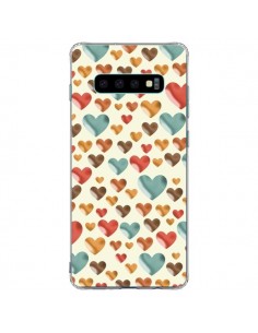 Coque Samsung S10 Plus Coeurs Color_s - Eleaxart