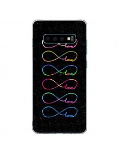 Coque Samsung S10 Plus Love Forever Infini Noir - Eleaxart