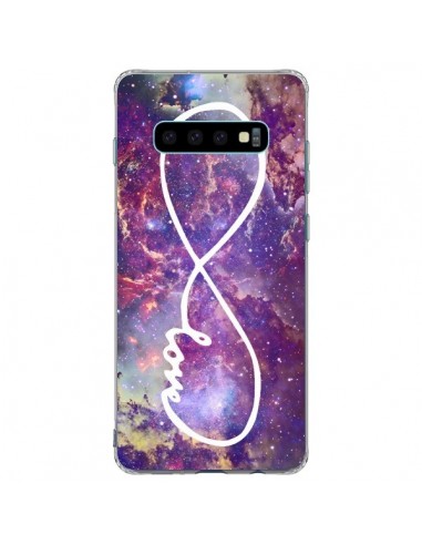 Coque Samsung S10 Plus Love Forever Infini Galaxy - Eleaxart