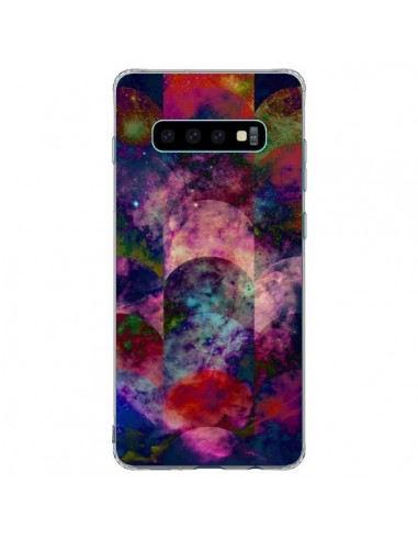Coque Samsung S10 Plus Abstract Galaxy Azteque - Eleaxart