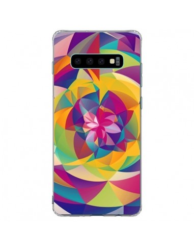 Coque Samsung S10 Plus Acid Blossom Fleur - Eleaxart