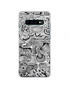 Coque Samsung S10 Plus Reflejo Reflet Noir et Blanc -...