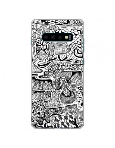 Coque Samsung S10 Plus Reflejo Reflet Noir et Blanc - Eleaxart