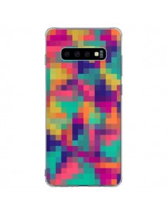 Coque Samsung S10 Plus Exotic Mosaic Pixels Azteque -...