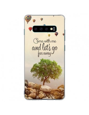 Coque Samsung S10 Plus Let's Go Far Away Ballons - Eleaxart