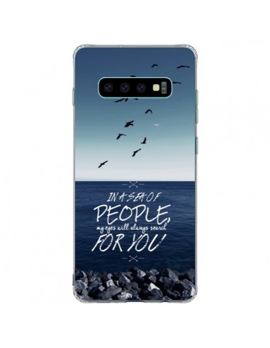 Coque Samsung S10 Plus Sea Mer Plage - Eleaxart