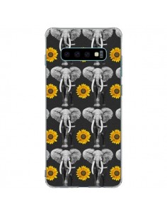 Coque Samsung S10 Plus Elephant Tournesol - Eleaxart