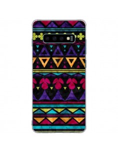 Coque Samsung S10 Plus Triangles Pattern Azteque - Eleaxart