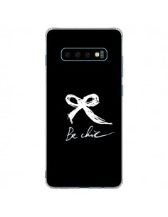 Coque Samsung S10 Plus Be Chic Noeud Papillon Blanc -...