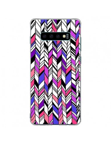 Coque Samsung S10 Plus Graphic Azteque Rose Violet -  Léa Clément