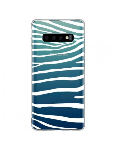 Coque Samsung S10 Plus Zebre Zebra Blanc Transparente - Project M