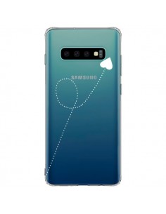 Coque Samsung S10 Plus Travel to your Heart Blanc Voyage...