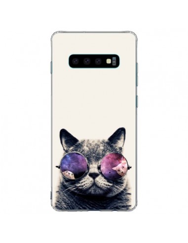 Coque Samsung S10 Plus Chat à lunettes - Gusto NYC