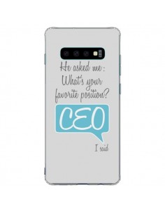 Coque Samsung S10 Plus What's your favorite position CEO...
