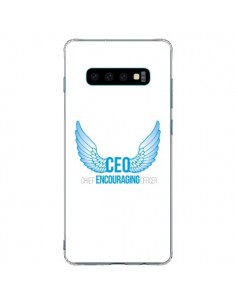 Coque Samsung S10 Plus CEO Chief Encouraging Officer Bleu...