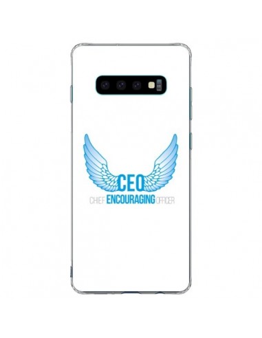 Coque Samsung S10 Plus CEO Chief Encouraging Officer Bleu - Shop Gasoline