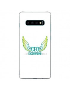 Coque Samsung S10 Plus CEO Chief Encouraging Officer Vert...